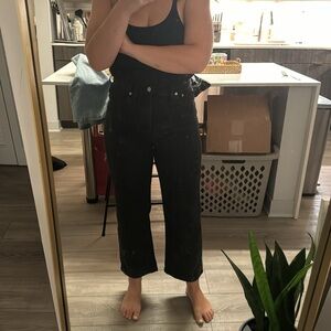 Madewell | slim wide leg crop jeans
